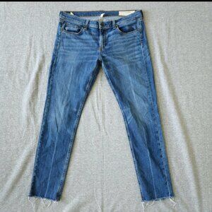 Rag & Bone Jeans Womens 30 Slim Boyfriend Distressed Raw Hem Denim Pants Coopers